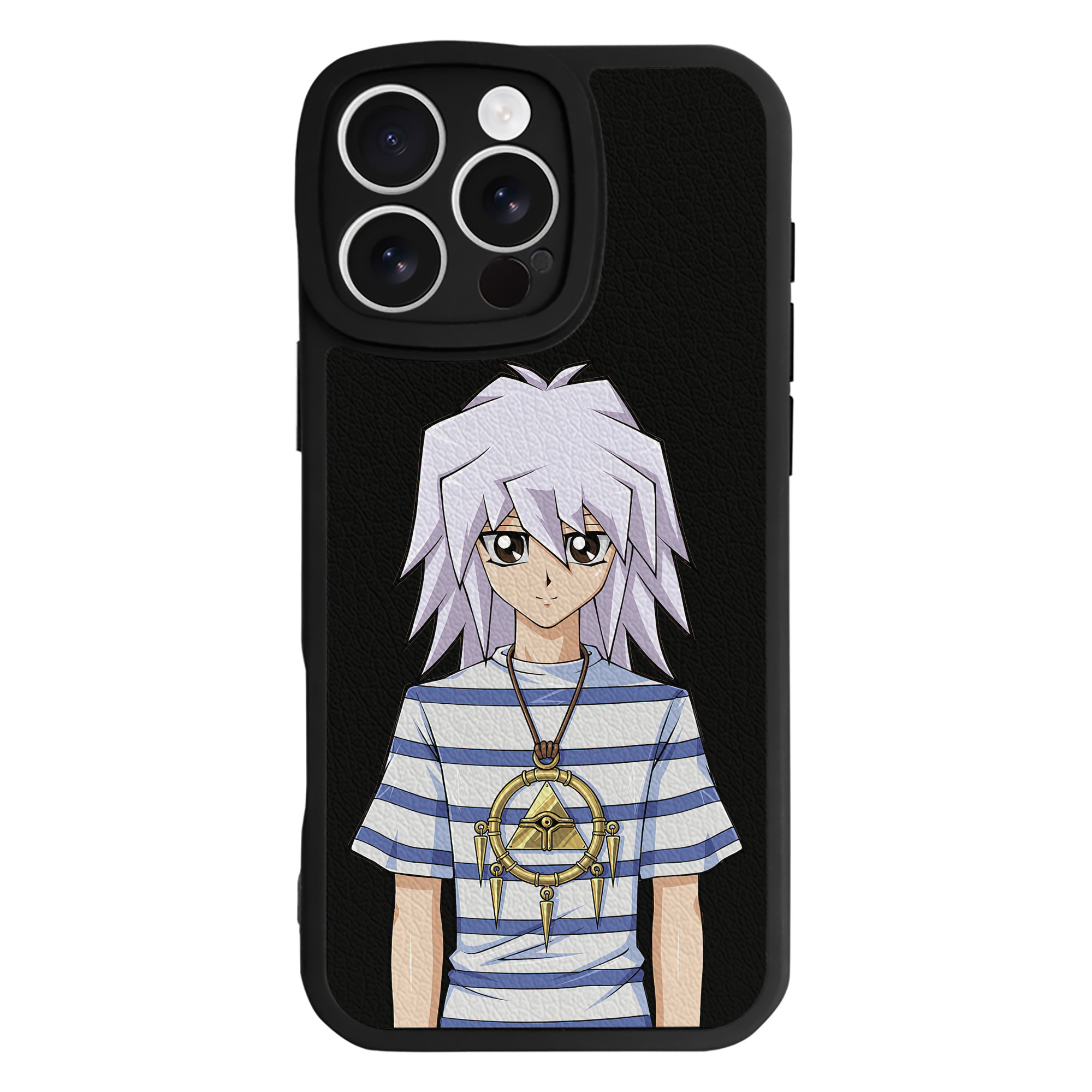 （画像用） 遊☆戯☆王 Yu-Gi-Oh! 【iPhone 16シリーズ対応】シリコンスマホケース（レザー調） 材質：シリコン